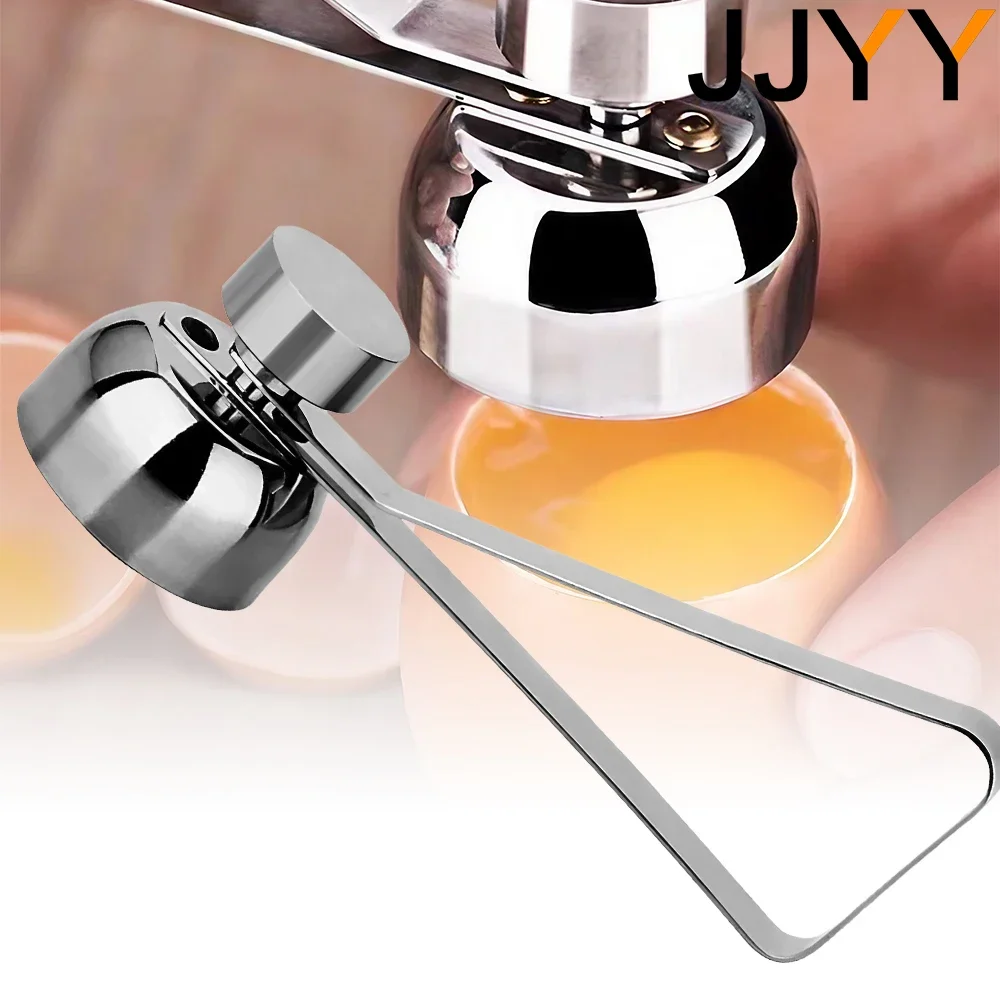 JJYY New Egg Top Cutter Stainless Steel Egg Opener Shell Separator Kitchen Tools