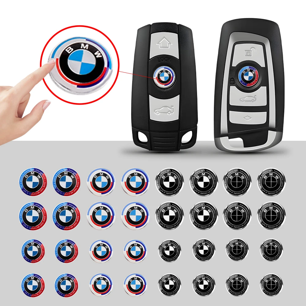 Car Key Emblem Badge Sticker For BMW Series