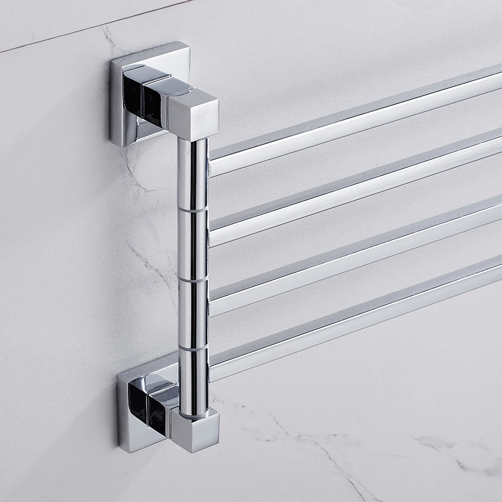 Stainless Steel Wall Mounted Towel Holder Rack