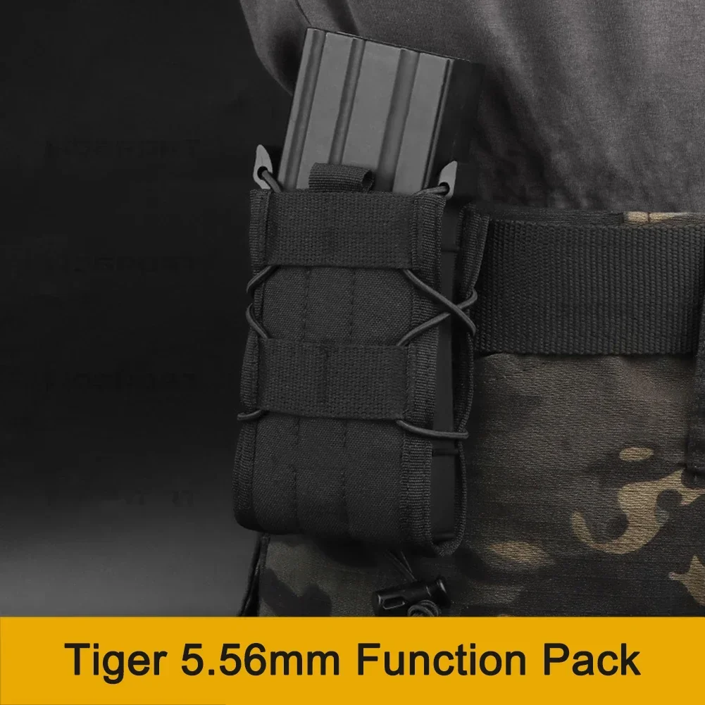 Tactical MOLLE Single Rifle Mag Pouch for M4 M14 M16 AR15 G36 PMAG 5.56 .223 AK 30 40-round Magazines Holder Soft Leather magazine pouch,ammo pouch