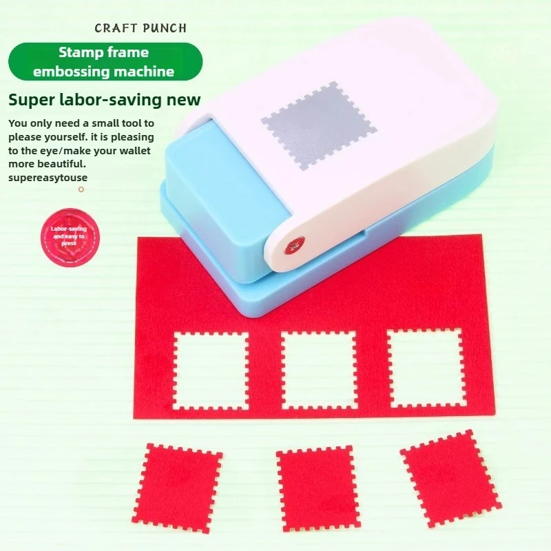Rectangle Postage Stamp Punch Lever Action Craft Punch for Paper Crafting Scrapbooking Various Materials Punching Tool Embosser Rectangle Postage Stamp Punch Lever Action Craft Punch for Paper Crafting Scrapbooking Various Materials Punching Tool Embosser