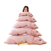 50~120cm Sleeping Pig Plush Pillow Stuffed Printing Animal Pillow Lumbar Support Bed Chair Cot Decor Cushion 1