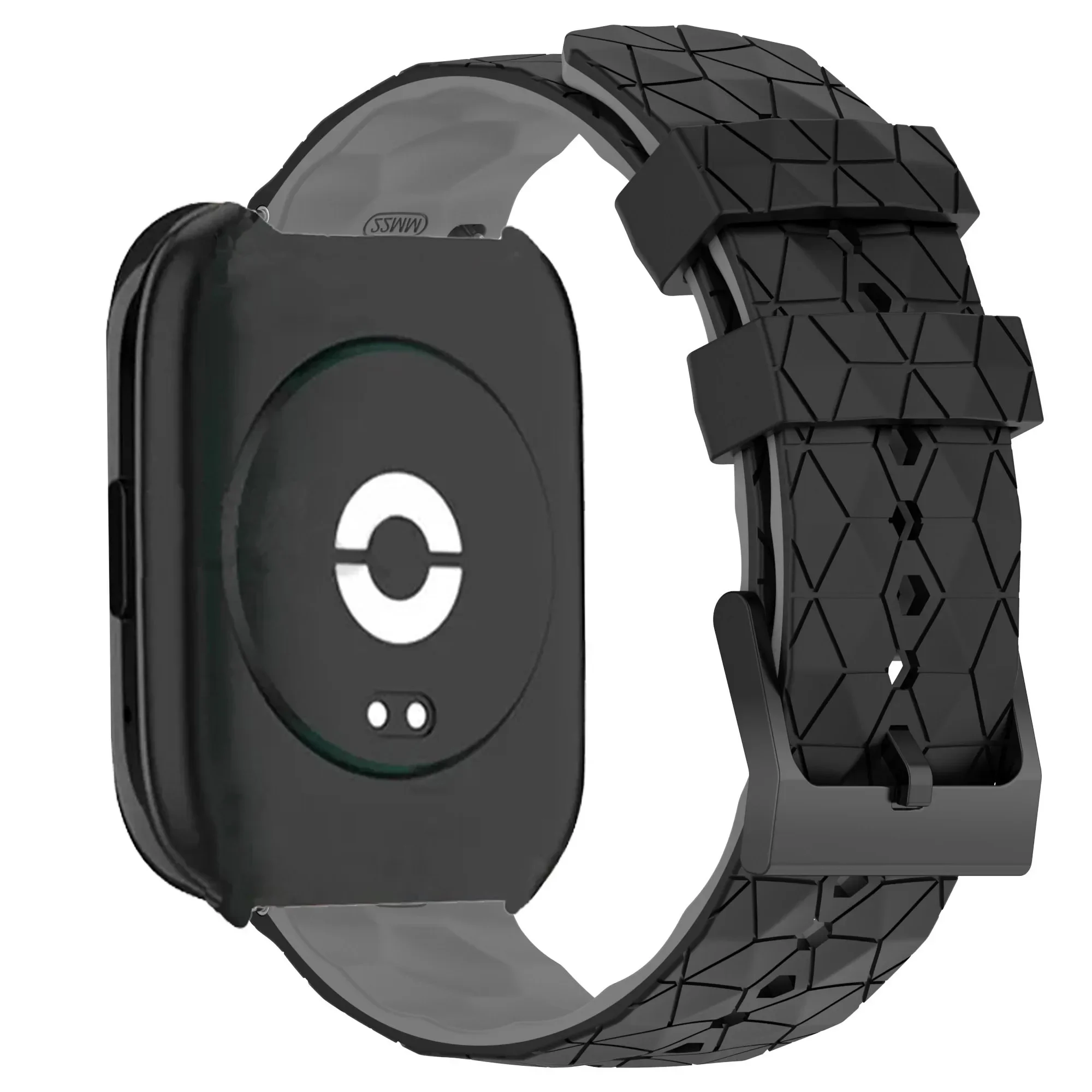 Silicone Sports Band with Soccer Print for Smartwatch Replacement Strap