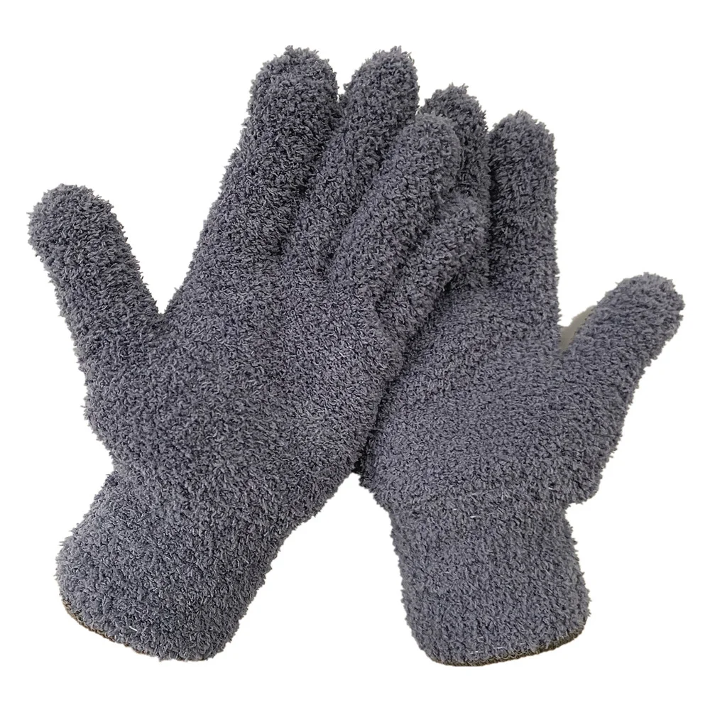Microfiber Dusting Cleaning Glove Mitt Cars Window Dust Remover Tool Reusable Cleaning Glove for Household Tools 1 Pair cleaning gloves