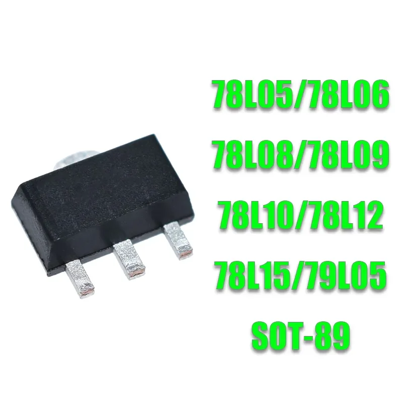 

20PCS 78L05 SOT89 SOT SMD SOT-89 Triode 78L06 78L08 78L09 78L10 78L12 78L15 79L05