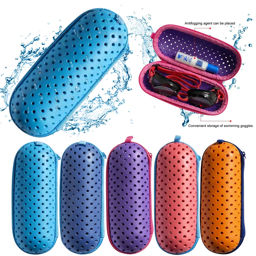 Soft Swimming Goggles Storage Box Breathable EVA Myopia Glasses Case Sunglasses Organizer Eye Wear Accessories swimming goggles polarized sunglasses