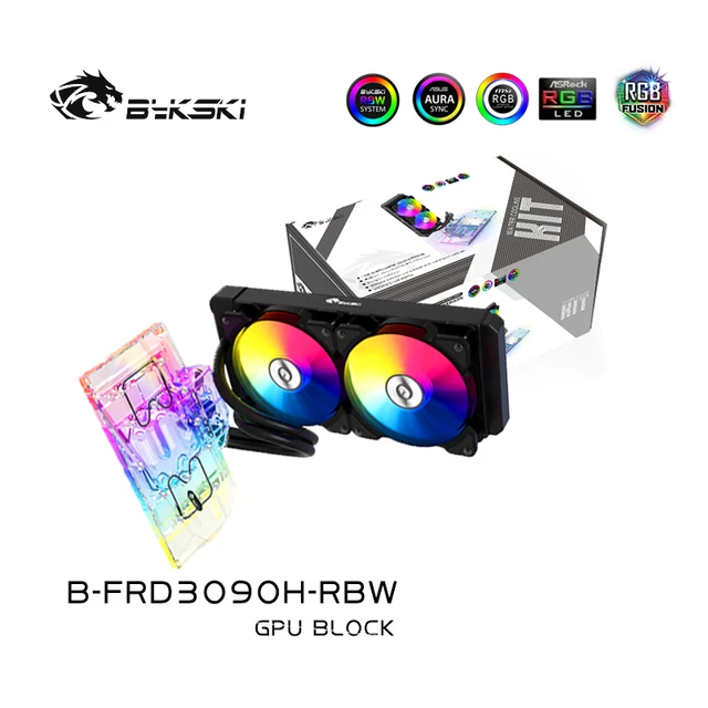 Bykski AIO Integrated Liquid CPU Cooler w/ A-RGB - 240mm (B-FRD240-RBW)