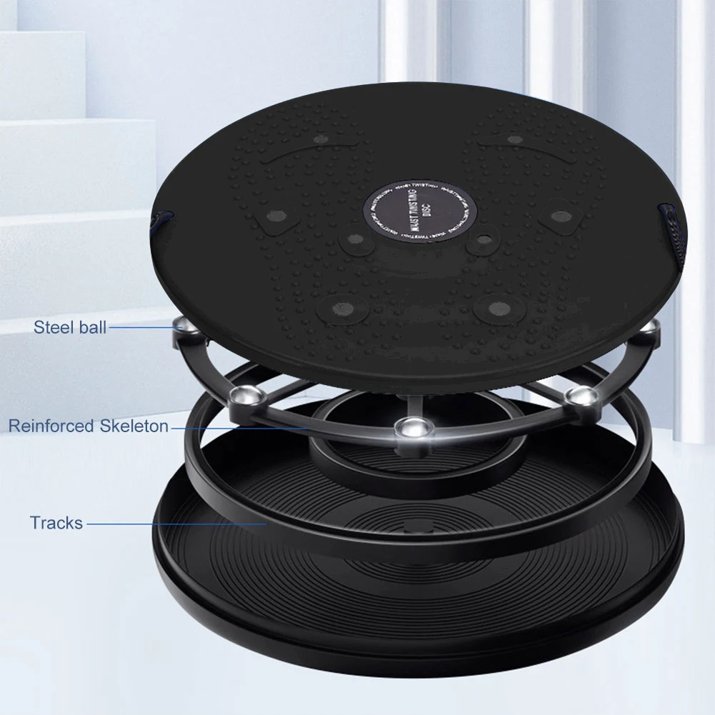 Wobble Board for Adults Waist Twisting Disc Fitness Twister Turntable Twist Board for Slimming and Strengthening Waist Training