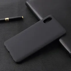 Ultra - Thin Frosted Silicone Case - Elegant Protective Cover - Samsung A50S (Black)