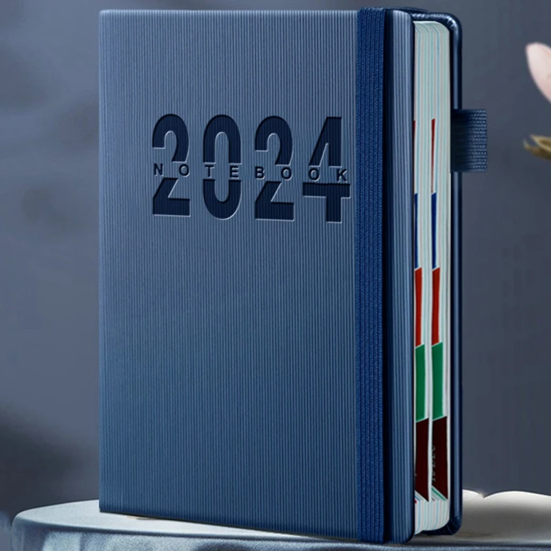 2024 계획 수첩, 중국 내부 페이지 수첩, 365 일 계획, 달력 일정, 학교 일기장