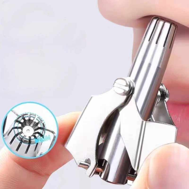 코털정리기 여성용 면도기 세트: 전신 제모, 얼굴 면도, 눈썹 코 다리 겨드랑이 트리머, 4 in 1 9 남성용 코 헤어 트리머, 스테인레스 스틸 수동 트리머, 코 헤어 면도기, 세척 가능, 휴대용 귀 코 헤어 트리머, 1PC