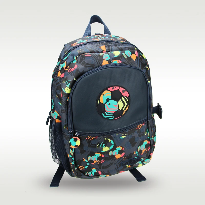Australia original Smiggle color football backpack children's backpack fashion versatile children's bag 7-16 years old 16 inches 5