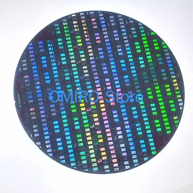 

12 Inch Silicon Wafer 6 8 inch Wafer Silicon Integrated Circuit CPU Chip Technology Sense IC Gift Semiconductor Lithography Chip