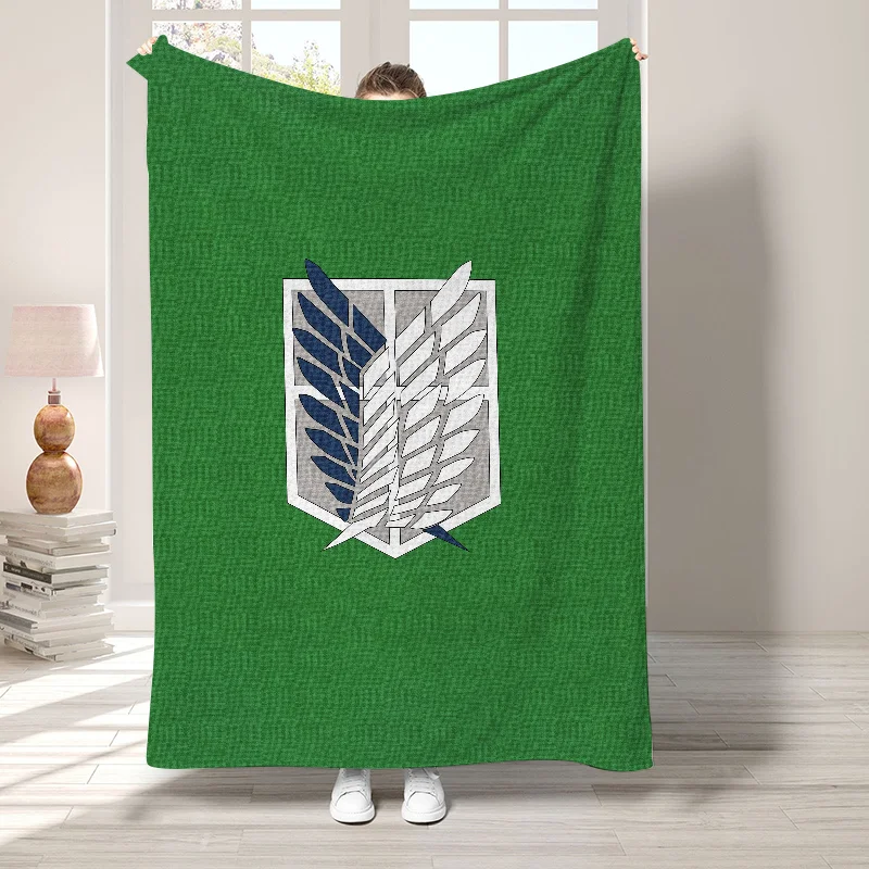 A-Attack on Titan Boho Home Decor Fluffy Soft Blankets Sofa Summer Cute Throw Blanket for Bed Bedroom Decoration Bedspread the 6