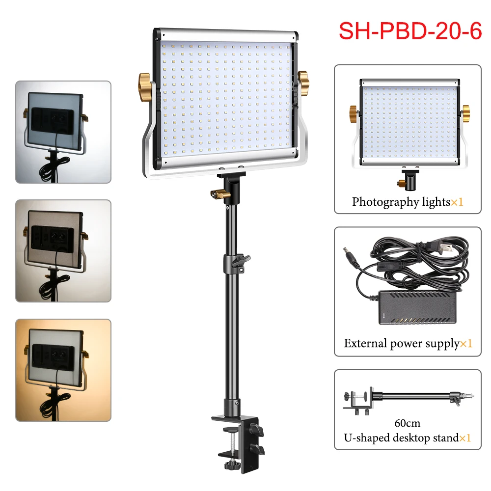 2x4 ceiling light panels Camera Photo LED Video Panel Light Optional with Power Adapter hotography Lighting For Live Stream Photo Studio Fill Lamp panel light LED Panel Lights