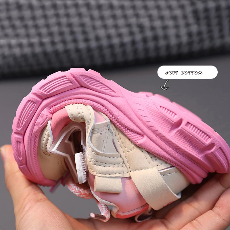 2023 New Children's Sneakers Girls Fashion Star Shoes Toddler Non-slip Casual Shoes Kids Breathable Sport Shoes Student Shoes images - 6