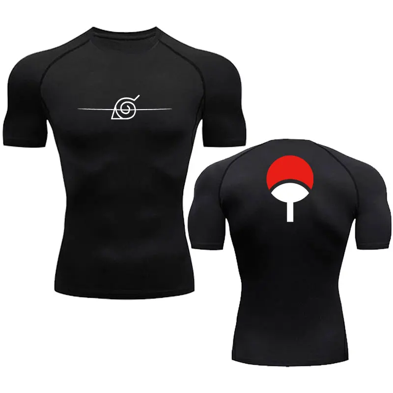 

Anime Men's Compression Shirts Anime Sport Quick Dry Gym TShirts Fitness Athletic Undershirts Elasticity Tops Tee Summer Male