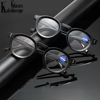 Vintage Oval Reading Glasses for Women Men Anti Blue Light Presbyopia Eyeglasses Computer Hyperopia Diopter +1.0 +1.5 +2.0 +2.5 1