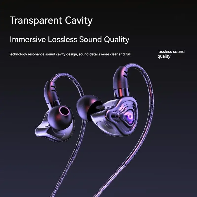 EARDECO 3.5mm Wired Headphones HIFI Bass with Mic Earphone in-Ear Headphone Headset Gamer Handsfree Earbuds for Phone Xiaomi 3