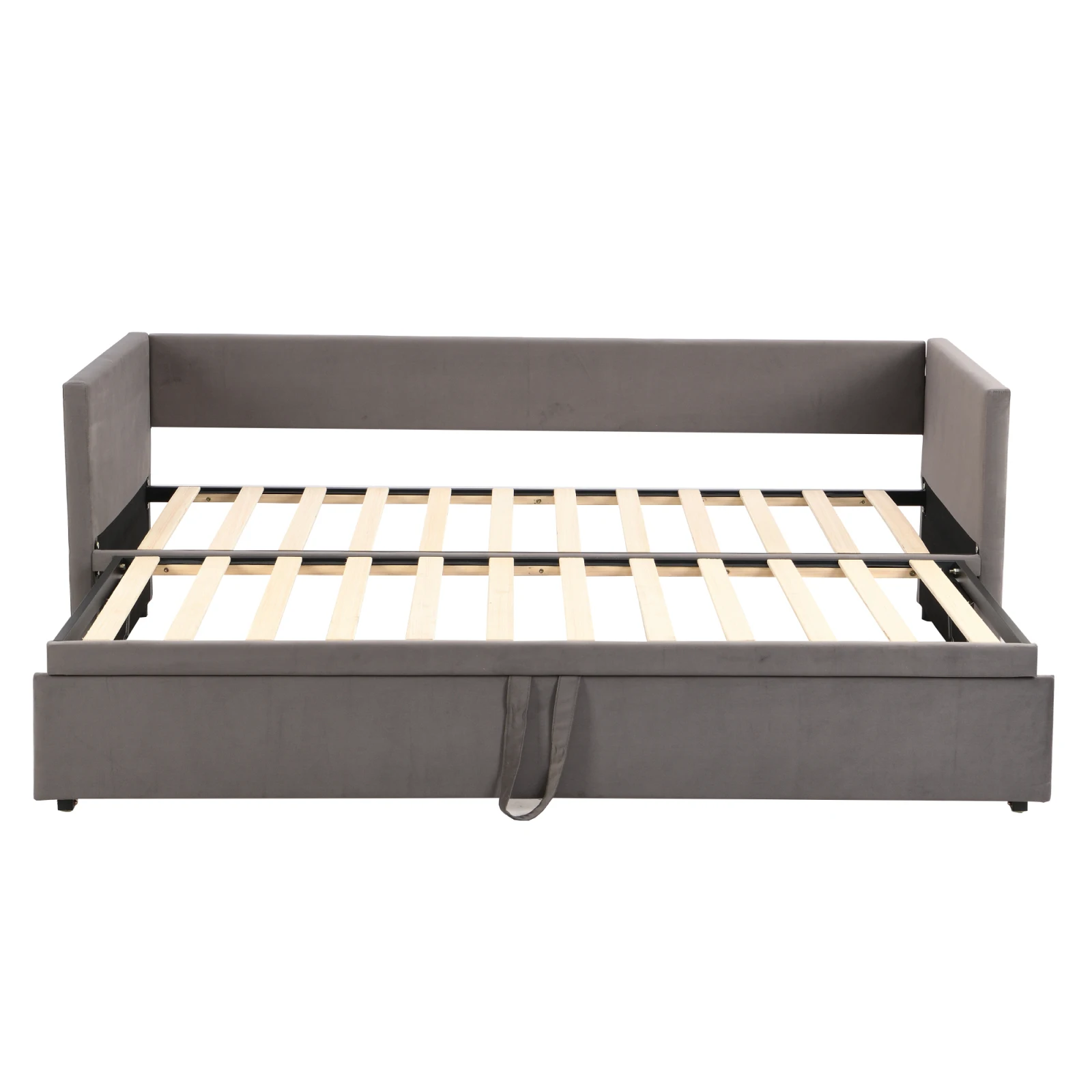 Rosahqnda Schlafsofa 90/180*200 cm, faltbares Einzelbett, Doppelbett, gepolstertes Schlafsofa für Schlafzimmer, Wohnzimmer, Samt – Detail 23