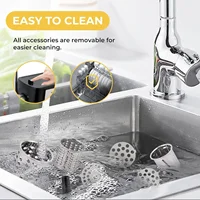 Электрическая мясорубка из нержавеющей стали, домашняя многофункциональная мясорубка с лезвием, кухонный комбайн для мяса, колбаса, лапша, наполнитель — изображение 5