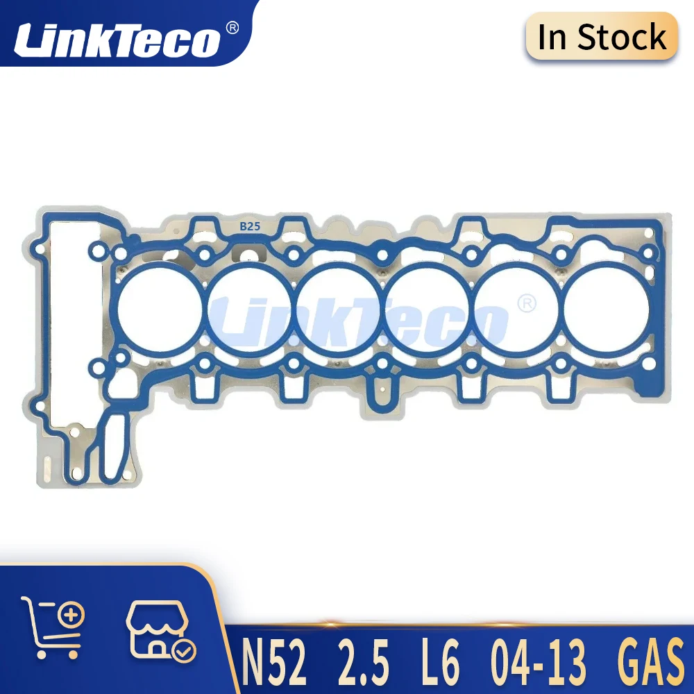 Automobiles Engine Parts Cylinder Head Gasket Fit 2.5 L L6 GAS 04-13 N52 B25 for BMW 323i 325i 523i 525i X3 Z4 3 5 SERIES N52B25 engine cylinder head gasket
