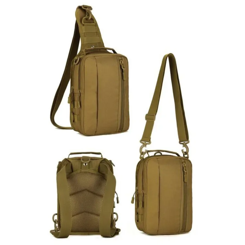 

Камуфляжный рюкзак для путешествий, сумка на плечо для отдыха, альпинизма, женские сумки на одно плечо, многофункциональная Мужская нагрудная сумка
