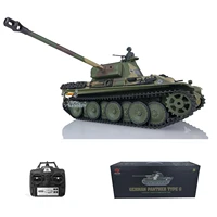 Heng Long 1/16 RC Tank 2.4G 7.0 Plastic 3879 German Panther G RTR BB Pellets Infrared Remote Control Tank Model Toys For Gifts  1