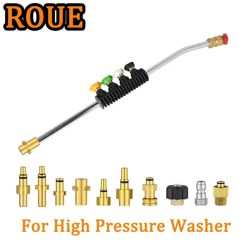 Roue Spear Quick Jet Water Per Karcher Parkside Stanley Connector Lancia Idropulitrice Punte Per Bacchetta Metallica Rotante Turbo