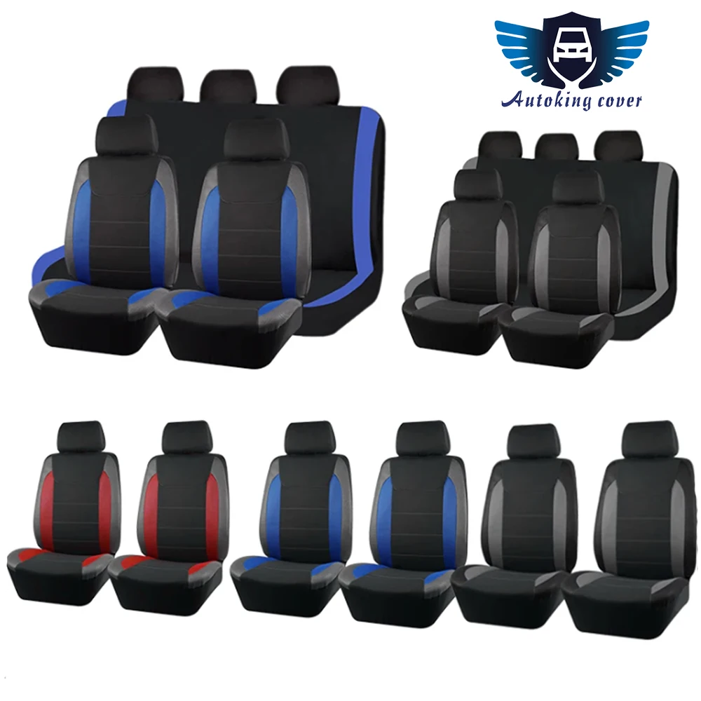 

Autoking Covers Universal Polyester Custom Car Seat Covers Accessories Interior For Car Decor Fit For Most Car Suv Truck Van