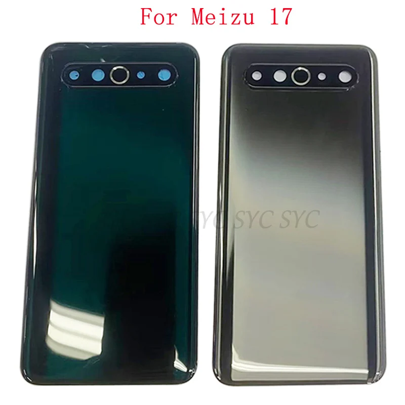 

Оригинальная крышка батарейного отсека, задняя крышка телефона для Meizu 17, задняя крышка с деталями для ремонта логотипа