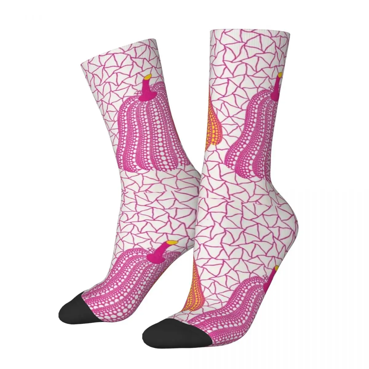 Pumpkin Yayoi Kusama Socks Men'S Women'S Fashion Mystery Socks Harajuku Spring Summer Autumn Winter Middle Tube Socks Gift