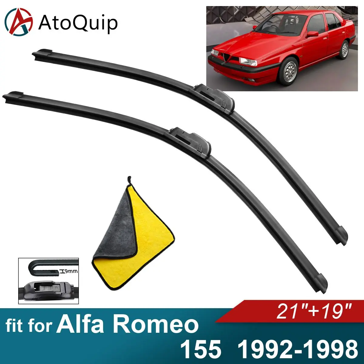 

Аксессуары для Alfa Romeo 155, щетки стеклоочистителя из мягкой резины, переднее лобовое стекло автомобиля