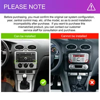 Автомобильный радиоприемник Camecho 4 + 64G, беспроводной CarPlay Android Auto для Ford Focus 2 Mondeo S C Max Kuga Fiesta Fusion, автомобильные интеллектуальные системы — изображение 2