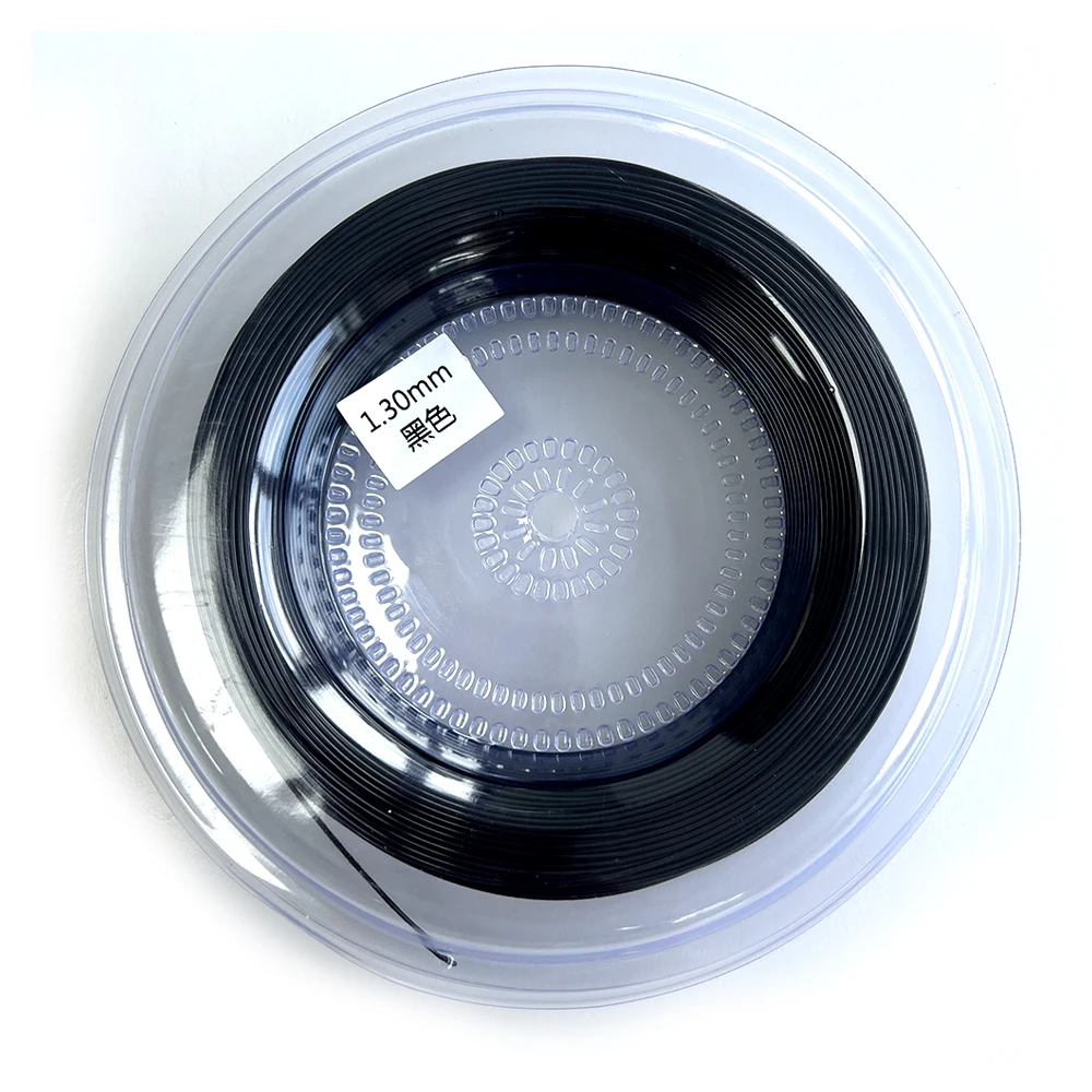 1.30mm200m 1 roll Taiwan 4g polyester tennis racket string affordable and durable training string