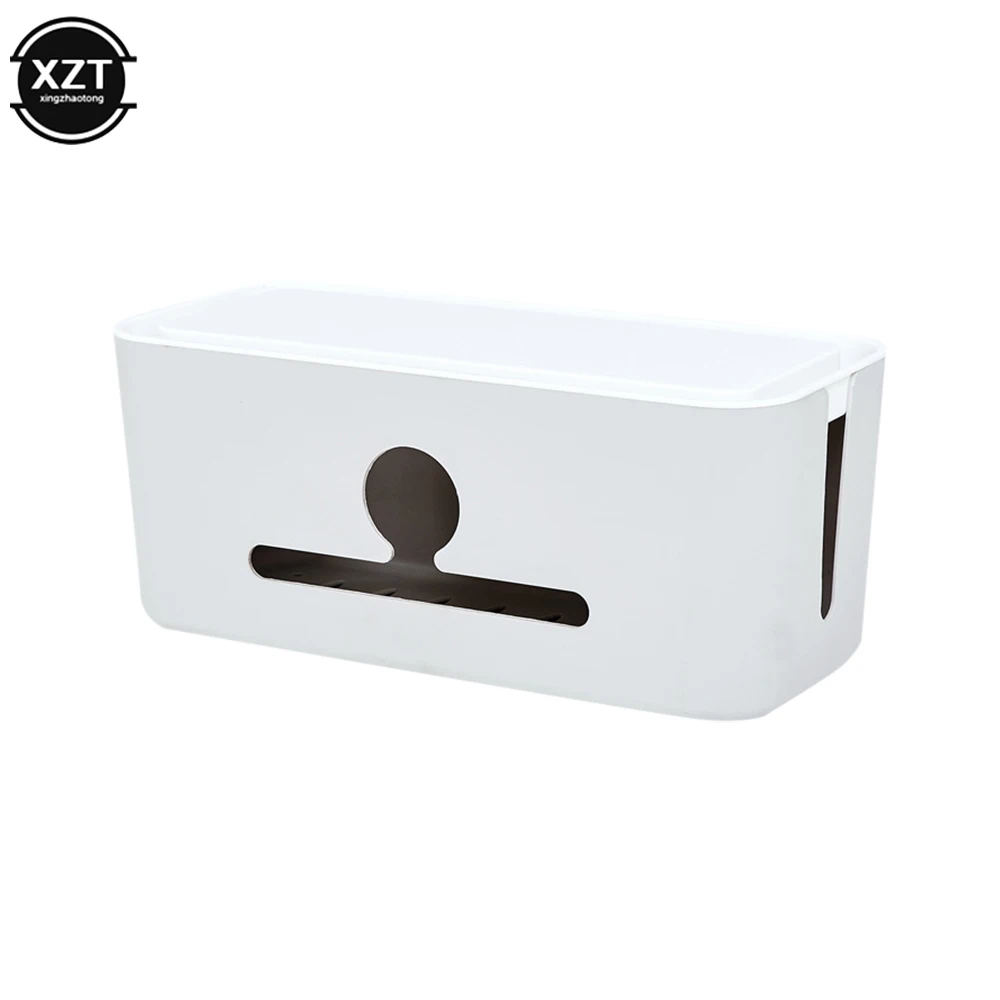 Scatola Per Cavi Winfred 32x13x11.5cm - Antipolvere, Con Supporto Smartphone, Bianco - Foto 8