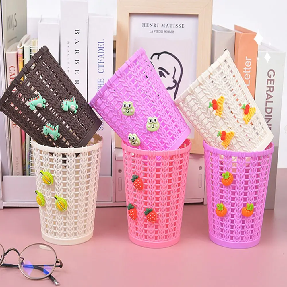 Creative Imitating Vine Pen Holders Desktop Organizer Makeup Brush Storage Pencil Cup Holder School Office Desk Accessories 1PC pen holder pen and brush holder