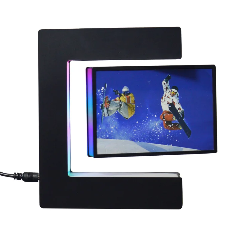 USB Power personalizzato stampa 3D cornice in legno luce notturna testo personalizzato e foto lampada da scrivania fai da te regalo di natale luce per le vacanze di nozze