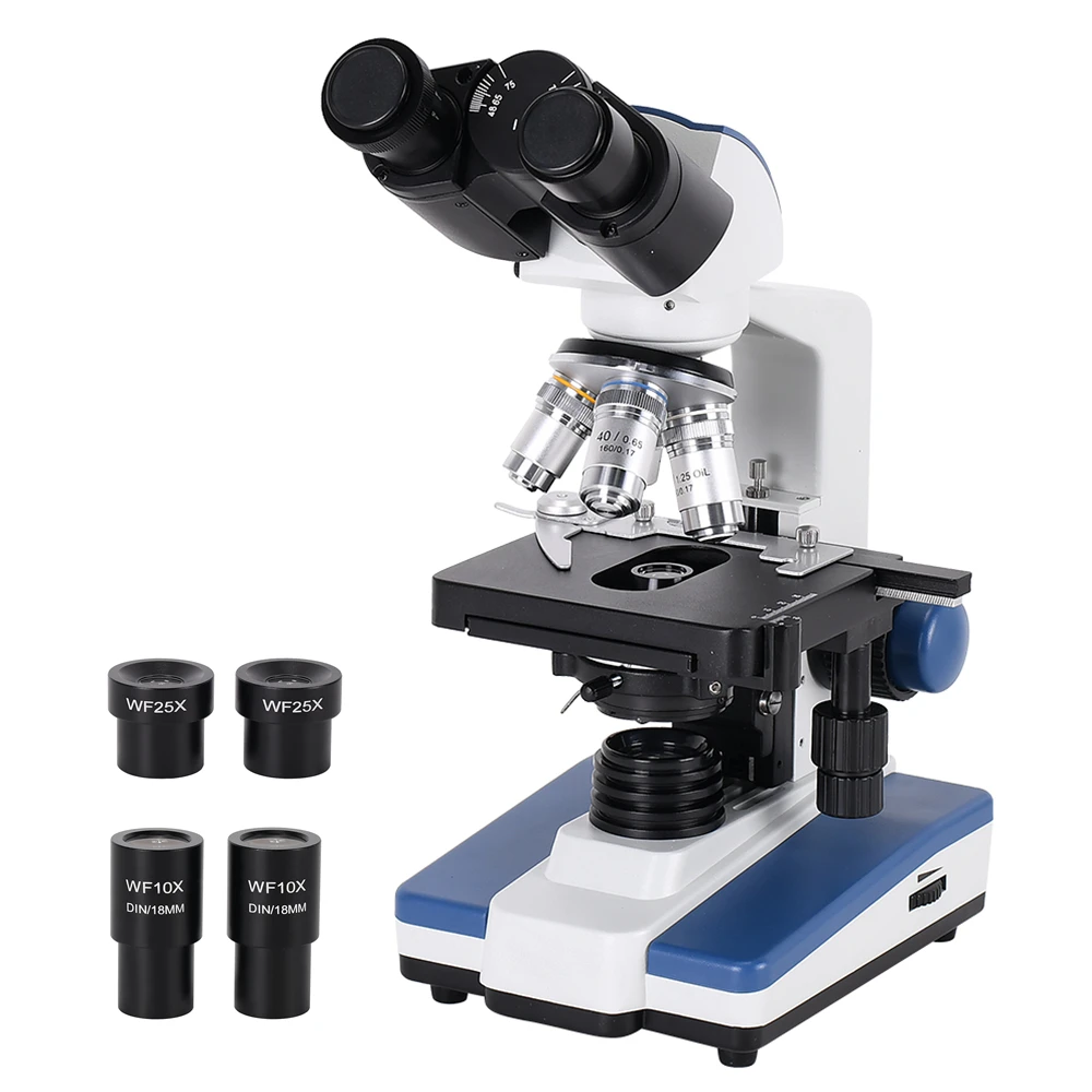 40X-2500X microscopio composto biologico professionale regolabile luce  meccanica XY 3D Stage per laboratorio di scienze mediche educative -  AliExpress