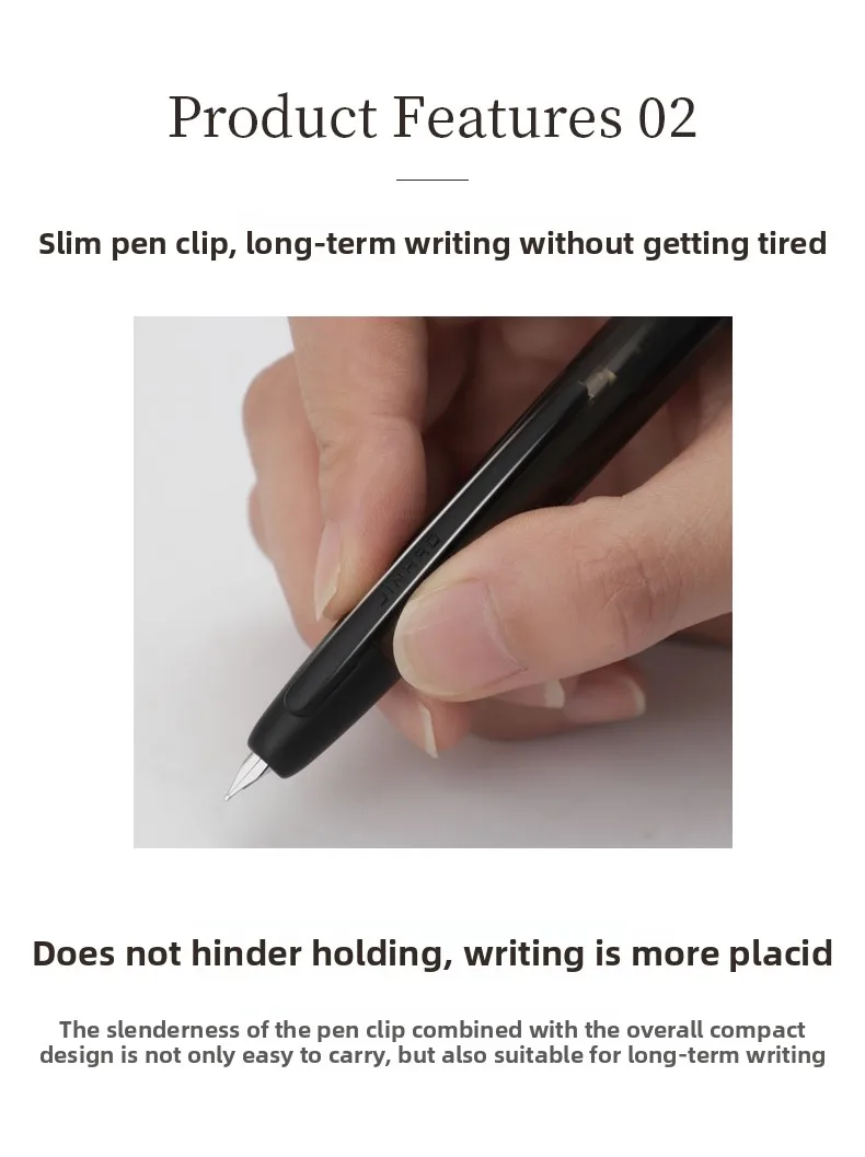 Jinhao 20 reservoarpenna med infällbar spets och bläckkonverter_voghion.com