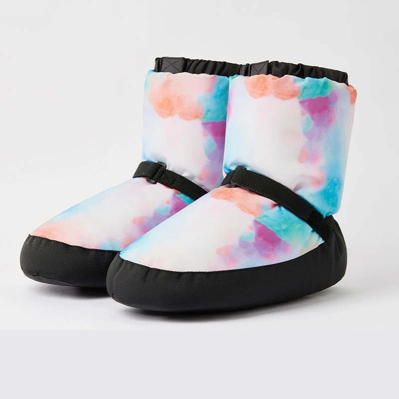 Dance Shoes Ballet Shoes Winter Dance Boots Warm-Up Short Boots Warm Anti-Slip Training Adult Cotton