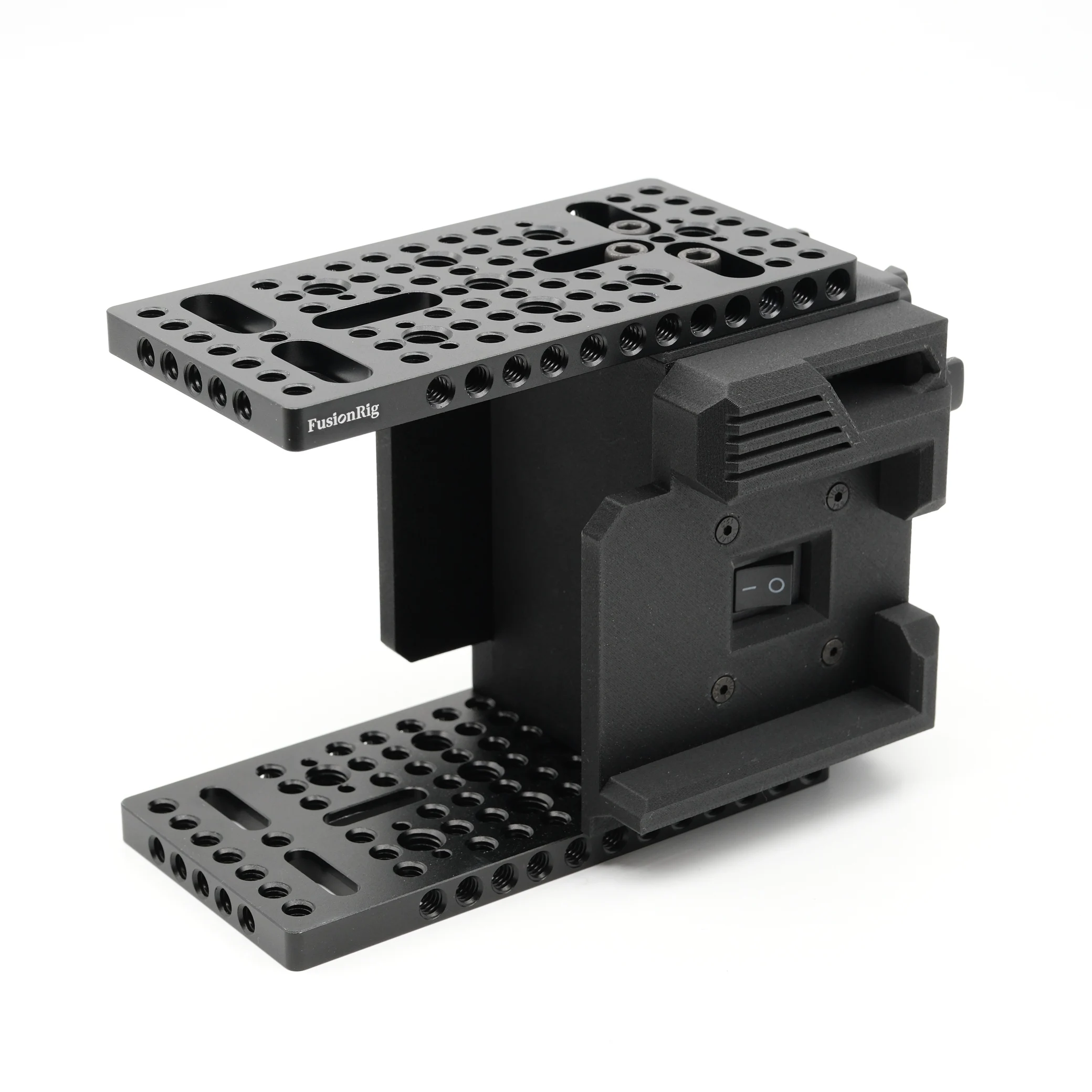 Modulo Di Espansione Fusion Rig Cineback Per Fotocamera Sony ZV-E1 – Con Piastra V-Mount E Splitter D-Tap, Lega Di Alluminio