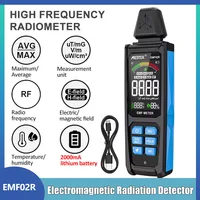 EMF02R EMF Meter Electromagnetic Field Radiation Detector 30Mhz~8GHz High Frequency Radiometer Tester Radio Frequency Warn Meter 1