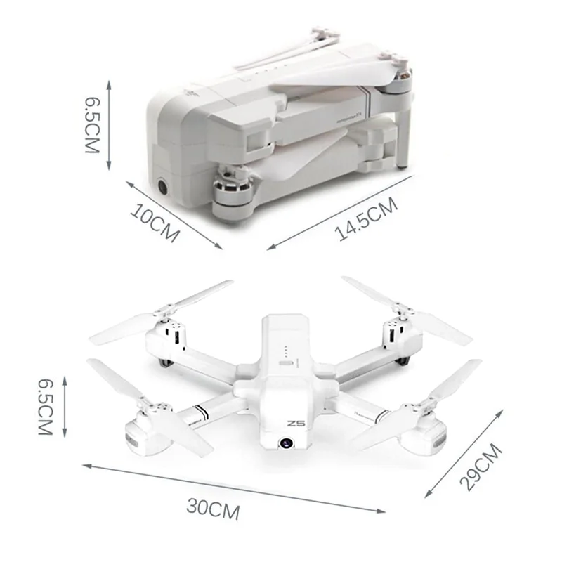 SJRC Z5 RC 드론 RTF 5G WiFi FPV 1080P 카메라 Profissional Selfie 접는 광학 흐름 Quadcopter vs XS809 B5W JJPRO X5 F11
