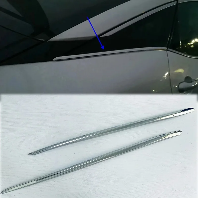 

Для Toyota Crown кроссовер Sport Cross 2023 2024 стальная задняя крышка для мыши отделка окна Декоративная полоса наклейка Стайлинг