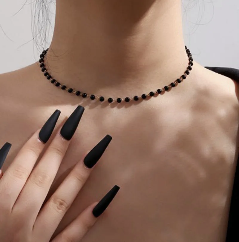 الحلو كول بندقية الأسود الخيال اليعسوب قلادة للنسا...