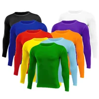Hommes femmes enfants enfants garçon fille Compression course longue Base t-shirt Fitness Sport basket-ball Football gymnase bas vêtements J025 1