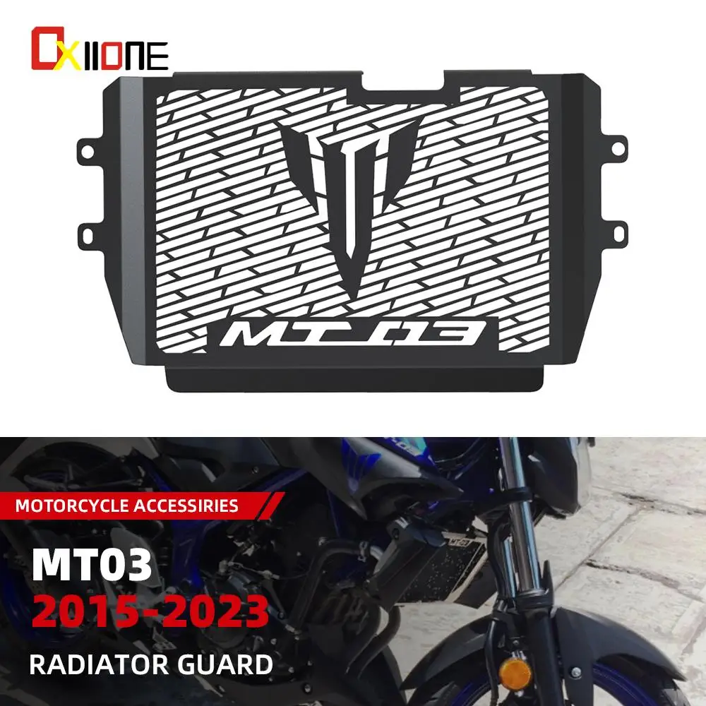 

MT03 Radiator Grille Guard Cover Protector For Yamaha MT-03 2015 2016 2017 2018 2019 2020 2021-2023 MT 03 Motorcycle Accessories