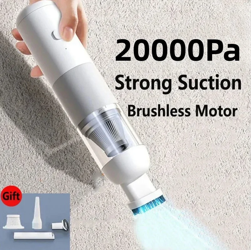 

20000Pa Vacuum Cleaner Portable Car Handheld Wireless Vacuum Mini Multifunction Smart Robot Vacuum Cleaner for Home Dust Catcher