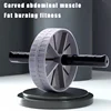 Abdominal Wheel Strong Load Bearing Non-slip Roller Strengthen Muscle Exercise Equipment Fitness Training Home Use Silent 4
